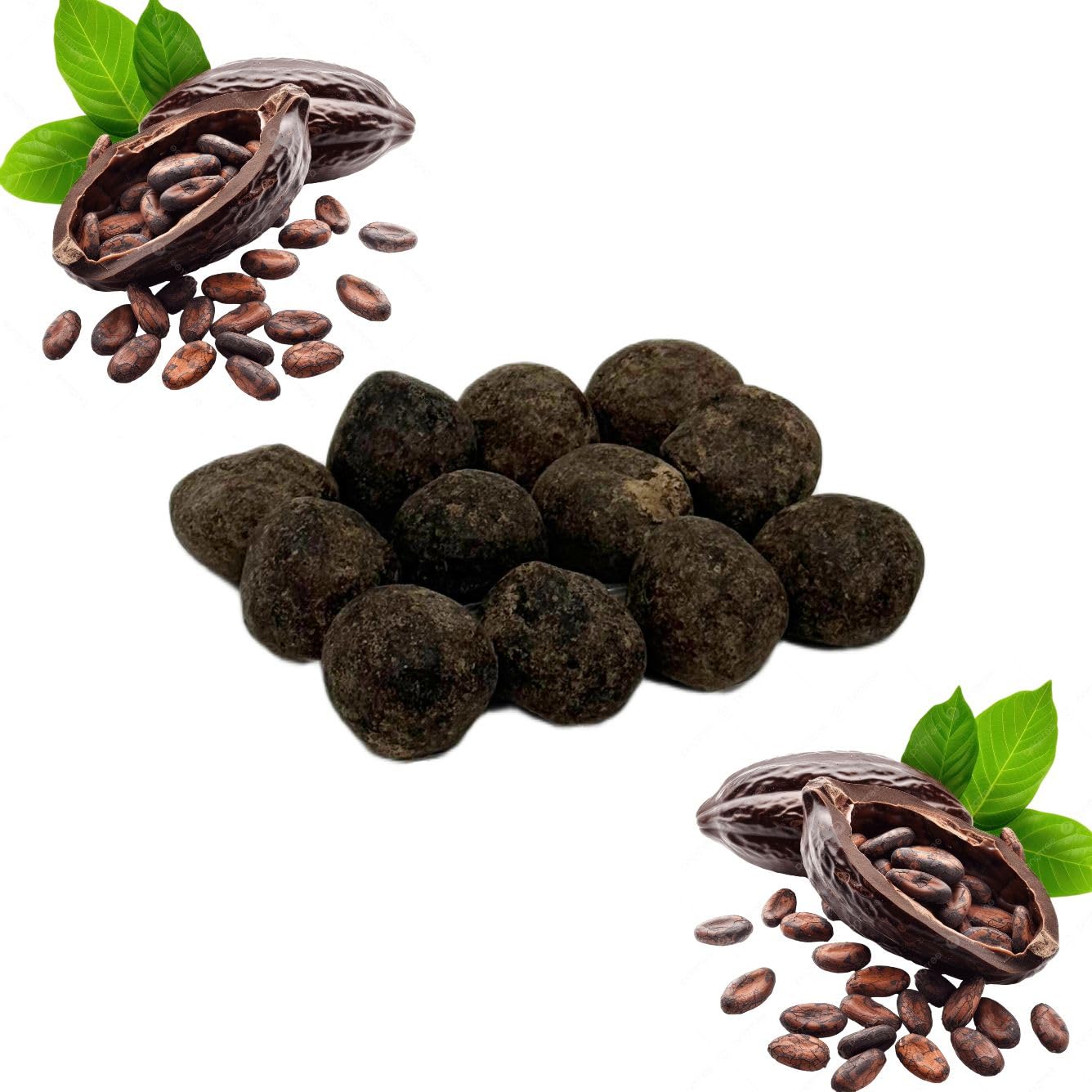 Handmade Haitian Cocoa Balls - (12 Balls/Pack)