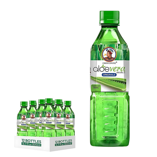 Pure Aloe Vera Juice with Pulp - (12 Pack)