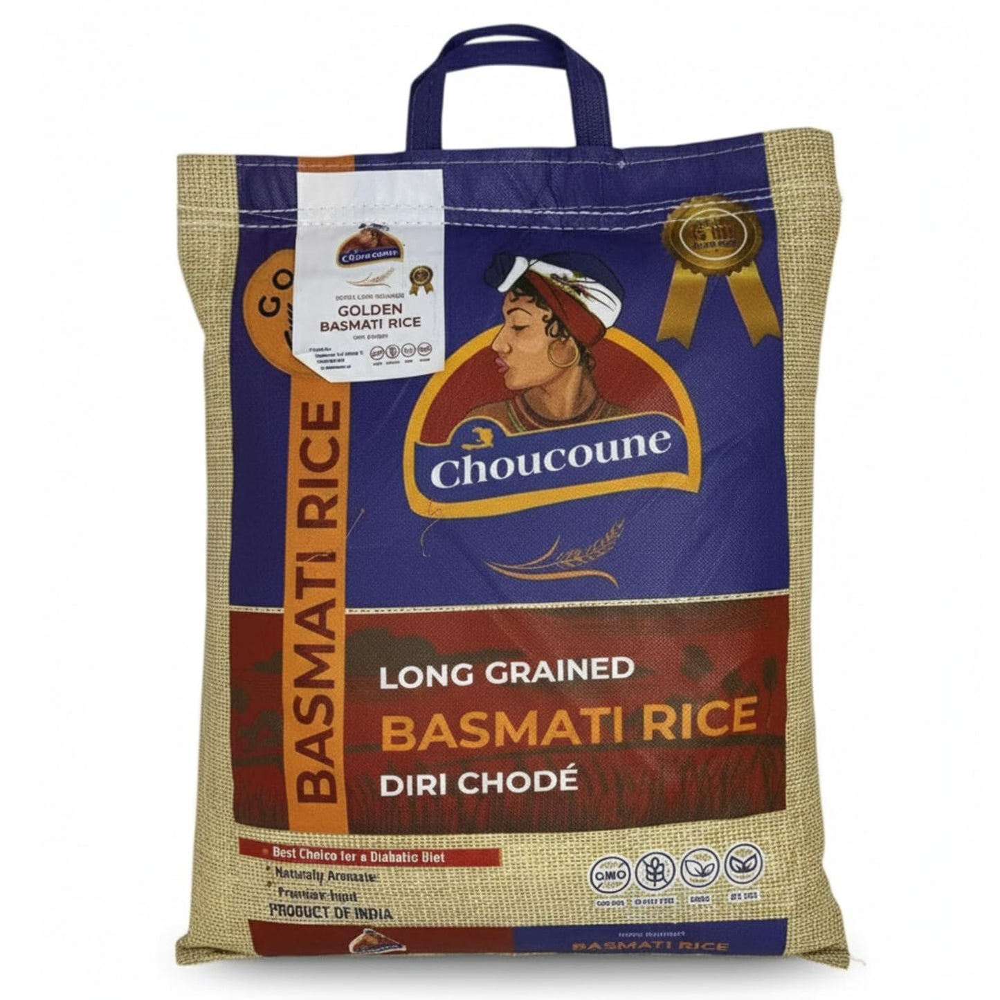 Choucoune Basmati Golden Rice - Diri Chode - (15 Lbs)